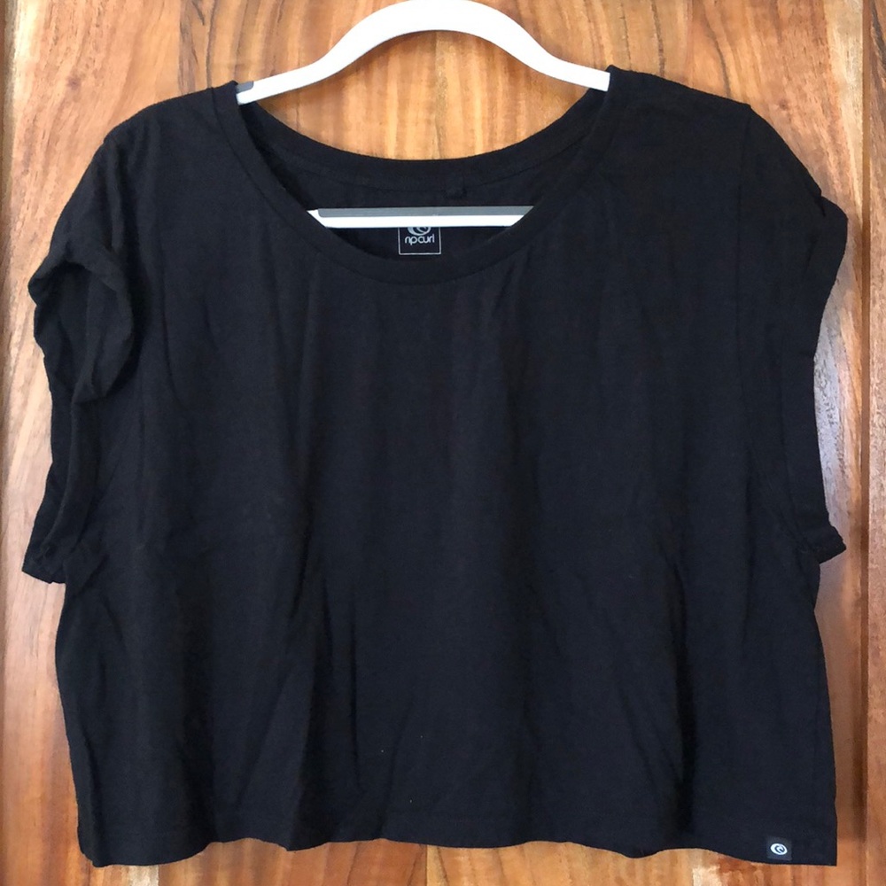 Rip curl black crop top